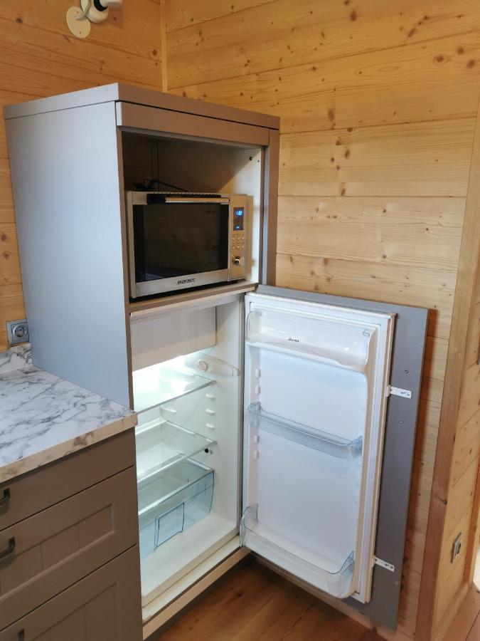 Das Paradieschen Edlitz - Stilvolles Blockhaus Mit Kamin Exterior photo
